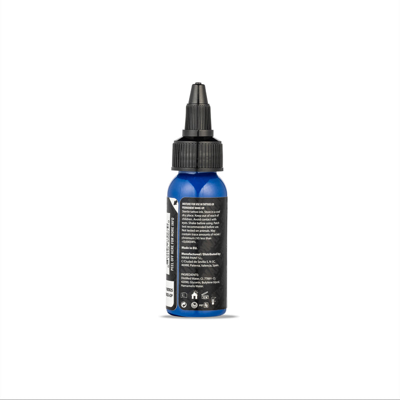 Tinta de tatuaje azul cobalto <tc>Viking By Dynamic</tc>  - botella de 1 oz