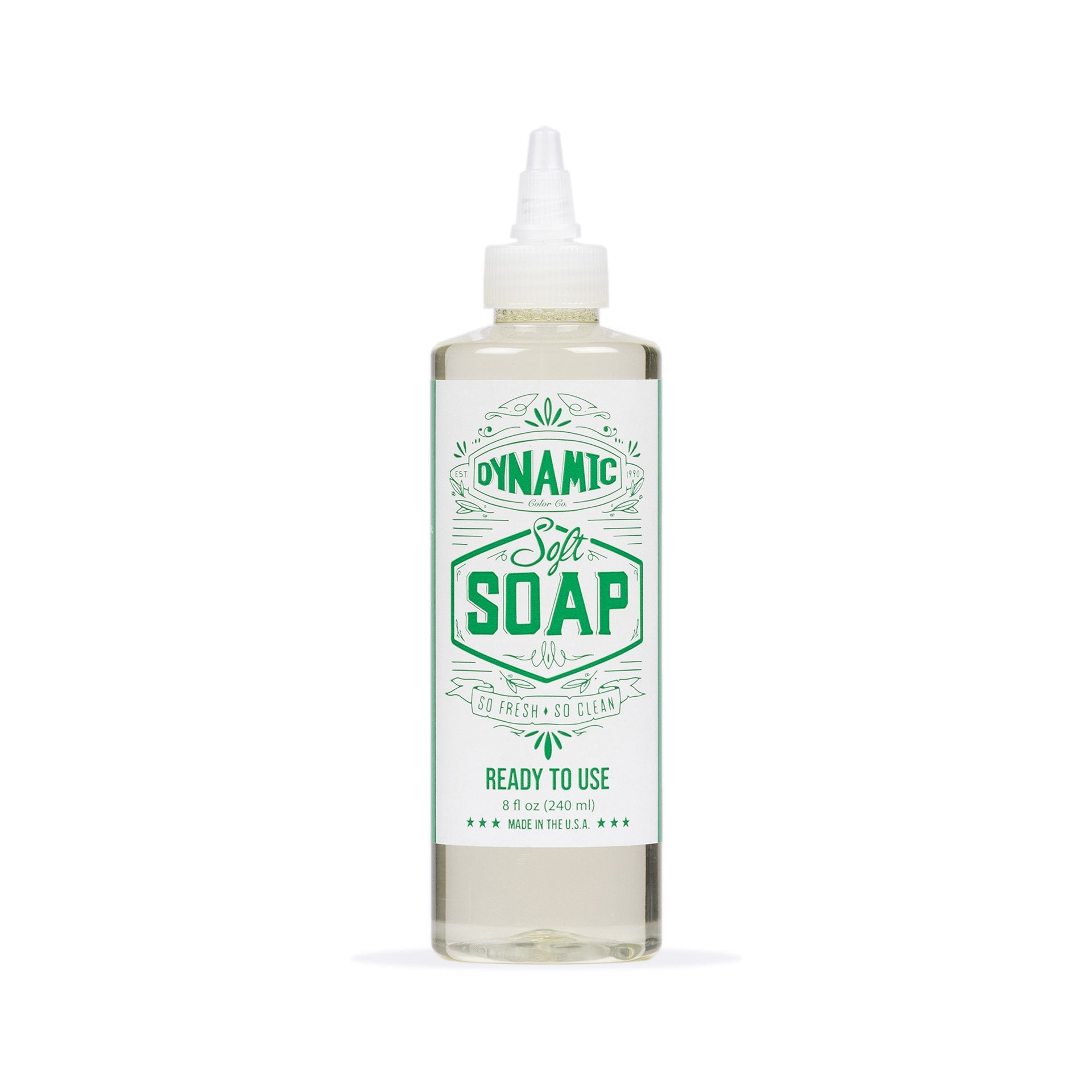 Dynamic Soft Green Soap 8oz Bottle